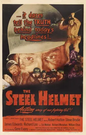 The Steel Helmet (1951) White T-Shirt - idPoster.com