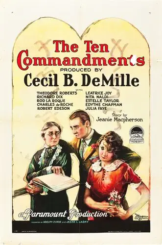 The Ten Commandments (1923) Women's Colored Hoodie - idPoster.com