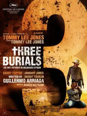 The Three Burials of Melquiades Estrada (2005) Men's Colored Hoodie - idPoster.com