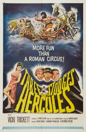 The Three Stooges Meet Hercules (1962) Men's Colored T-Shirt - idPoster.com