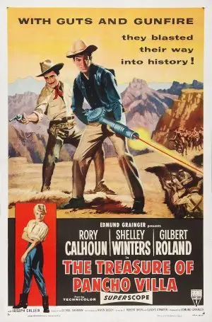 The Treasure of Pancho Villa (1955) White T-Shirt - idPoster.com
