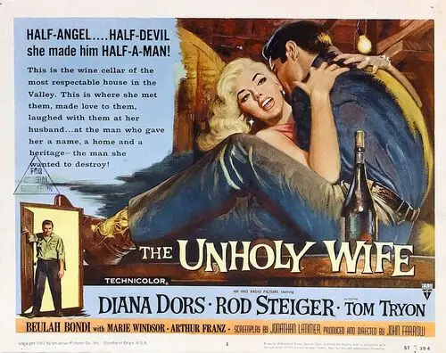 The Unholy Wife (1957) Men's Colored Hoodie - idPoster.com