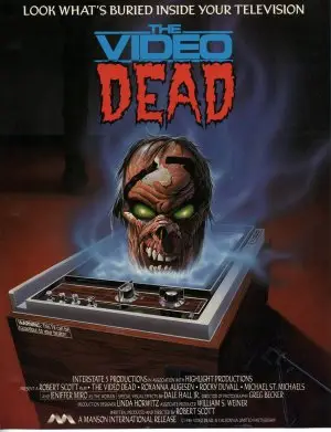 The Video Dead (1987) Women's Colored Tank-Top - idPoster.com