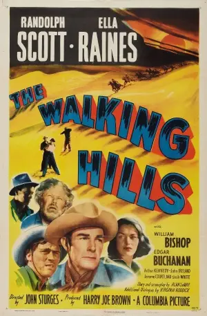 The Walking Hills (1949) Drawstring Backpack - idPoster.com