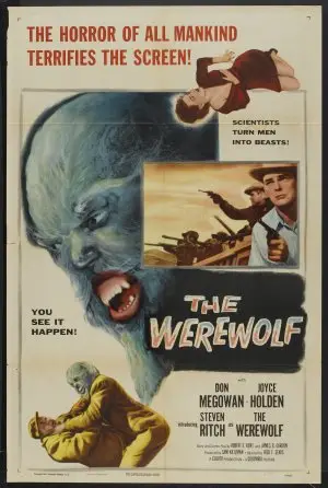 The Werewolf (1956) White T-Shirt - idPoster.com