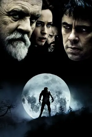 The Wolfman (2010) White T-Shirt - idPoster.com