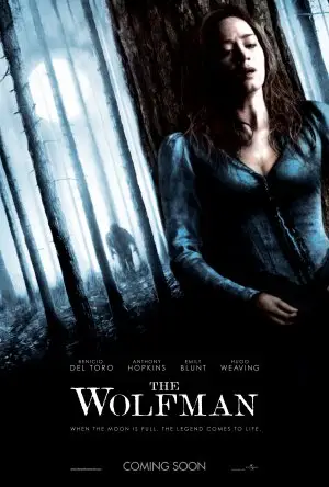 The Wolfman (2010) Women's Colored T-Shirt - idPoster.com