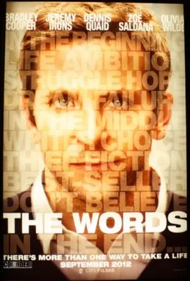 The Words (2012) White Tank-Top - idPoster.com