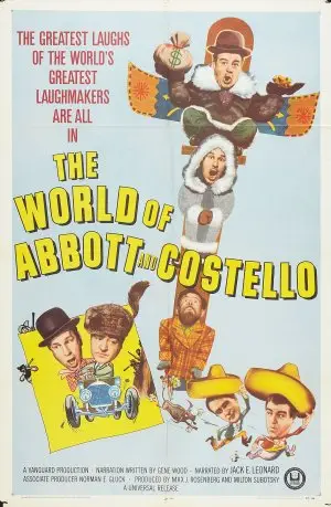 The World of Abbott and Costello (1965) White T-Shirt - idPoster.com