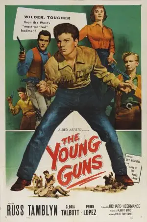 The Young Guns (1956) White T-Shirt - idPoster.com