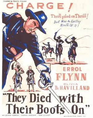 They Died with Their Boots On (1941) White T-Shirt - idPoster.com