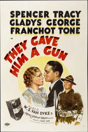 They Gave Him a Gun (1937) White T-Shirt - idPoster.com