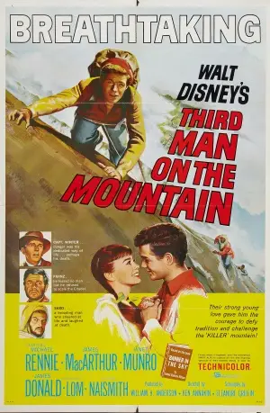 Third Man on the Mountain (1959) Women's Colored Hoodie - idPoster.com