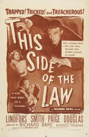 This Side of the Law (1950) White Tank-Top - idPoster.com