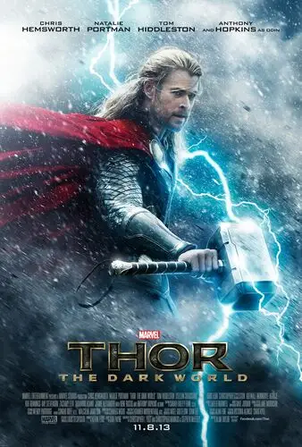 Thor The Dark World (2013) White T-Shirt - idPoster.com