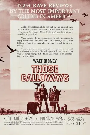 Those Calloways (1965) White T-Shirt - idPoster.com