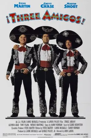 Three Amigos! (1986) Women's Colored T-Shirt - idPoster.com