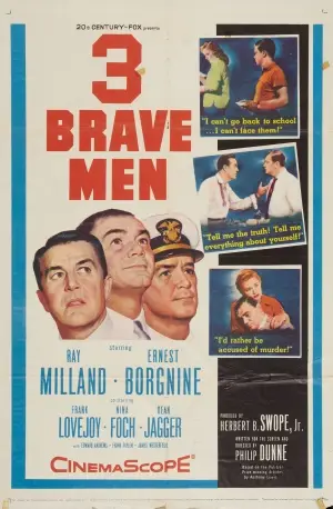 Three Brave Men (1956) Women's Colored Tank-Top - idPoster.com