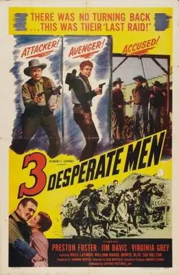Three Desperate Men (1951) Men's Colored T-Shirt - idPoster.com