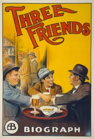 Three Friends (1913) White T-Shirt - idPoster.com