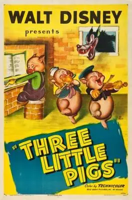 Three Little Pigs (1933) Women's Colored Tank-Top - idPoster.com