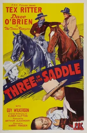 Three in the Saddle (1945) White T-Shirt - idPoster.com