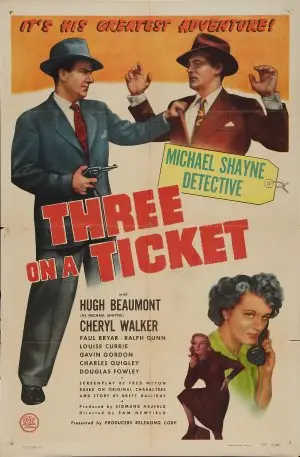 Three on a Ticket (1947) White T-Shirt - idPoster.com