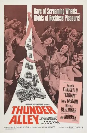 Thunder Alley (1967) Drawstring Backpack - idPoster.com