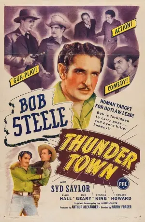 Thunder Town (1946) White T-Shirt - idPoster.com