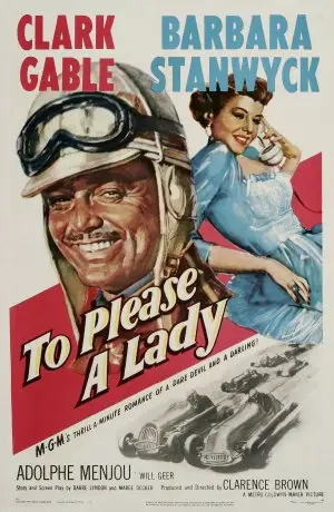 To Please a Lady (1950) White T-Shirt - idPoster.com