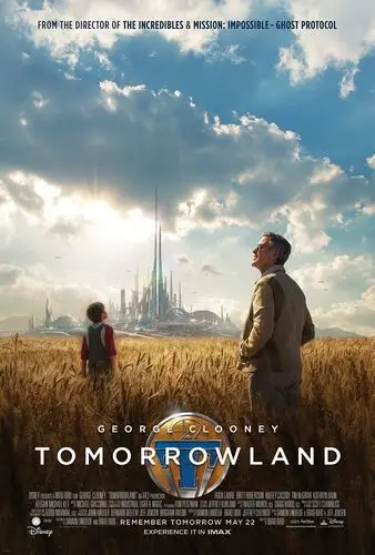 Tomorrowland (2015) White T-Shirt - idPoster.com