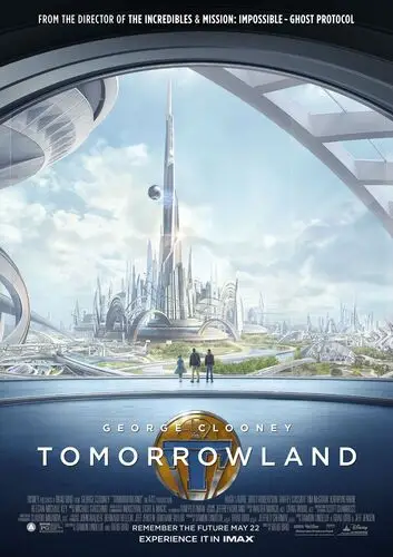 Tomorrowland (2015) White T-Shirt - idPoster.com