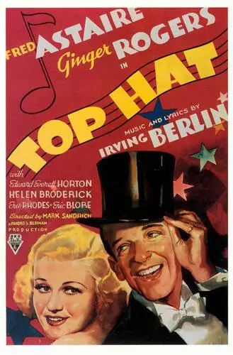 Top Hat (1935) Men's Colored Hoodie - idPoster.com