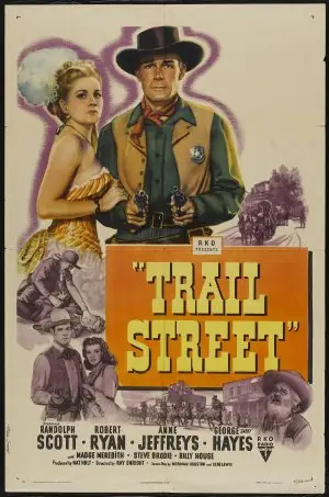 Trail Street (1947) Women's Colored T-Shirt - idPoster.com