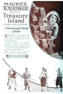 Treasure Island (1920) Women's Colored Tank-Top - idPoster.com