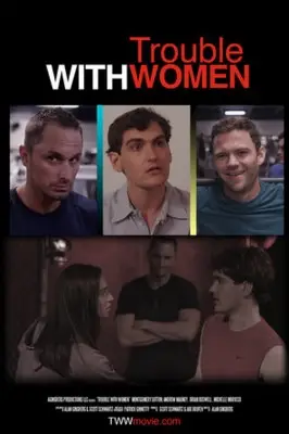 Trouble with Women (2014) White Tank-Top - idPoster.com