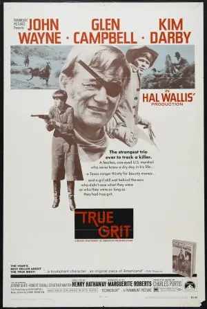True Grit (1969) White T-Shirt - idPoster.com