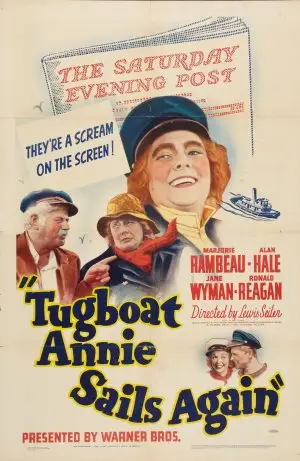 Tugboat Annie Sails Again (1940) White T-Shirt - idPoster.com
