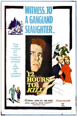 Twelve Hours to Kill (1960) White T-Shirt - idPoster.com