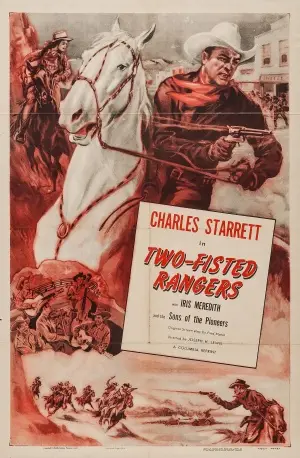 Two-Fisted Rangers (1939) White T-Shirt - idPoster.com