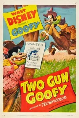Two Gun Goofy (1952) White T-Shirt - idPoster.com