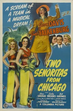 Two Senoritas from Chicago (1943) White T-Shirt - idPoster.com