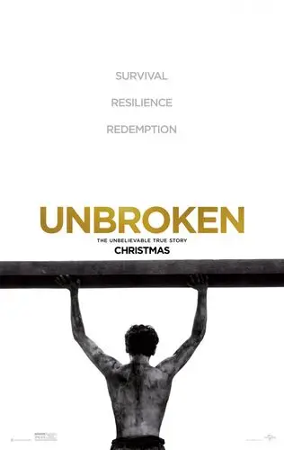Unbroken (2014) White T-Shirt - idPoster.com