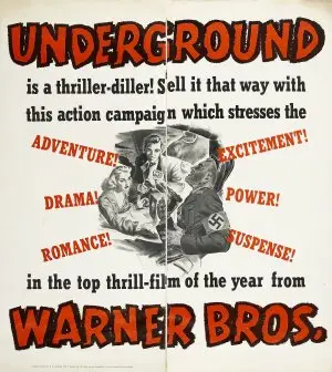 Underground (1941) White T-Shirt - idPoster.com