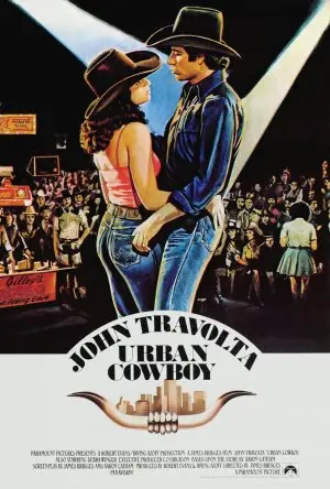 Urban Cowboy (1980) White T-Shirt - idPoster.com