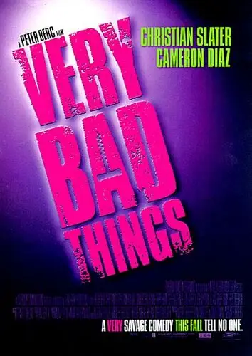 Very Bad Things (1998) Men's Colored  Long Sleeve T-Shirt - idPoster.com