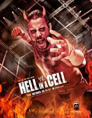 WWE Hell in a Cell (2012) Men's Colored T-Shirt - idPoster.com