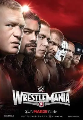 WWE Wrestlemania (2015) White T-Shirt - idPoster.com