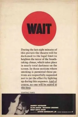 Wait Until Dark (1967) Women's Colored T-Shirt - idPoster.com