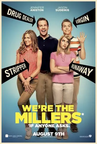 We're the Millers (2013) Women's Colored  Long Sleeve T-Shirt - idPoster.com
